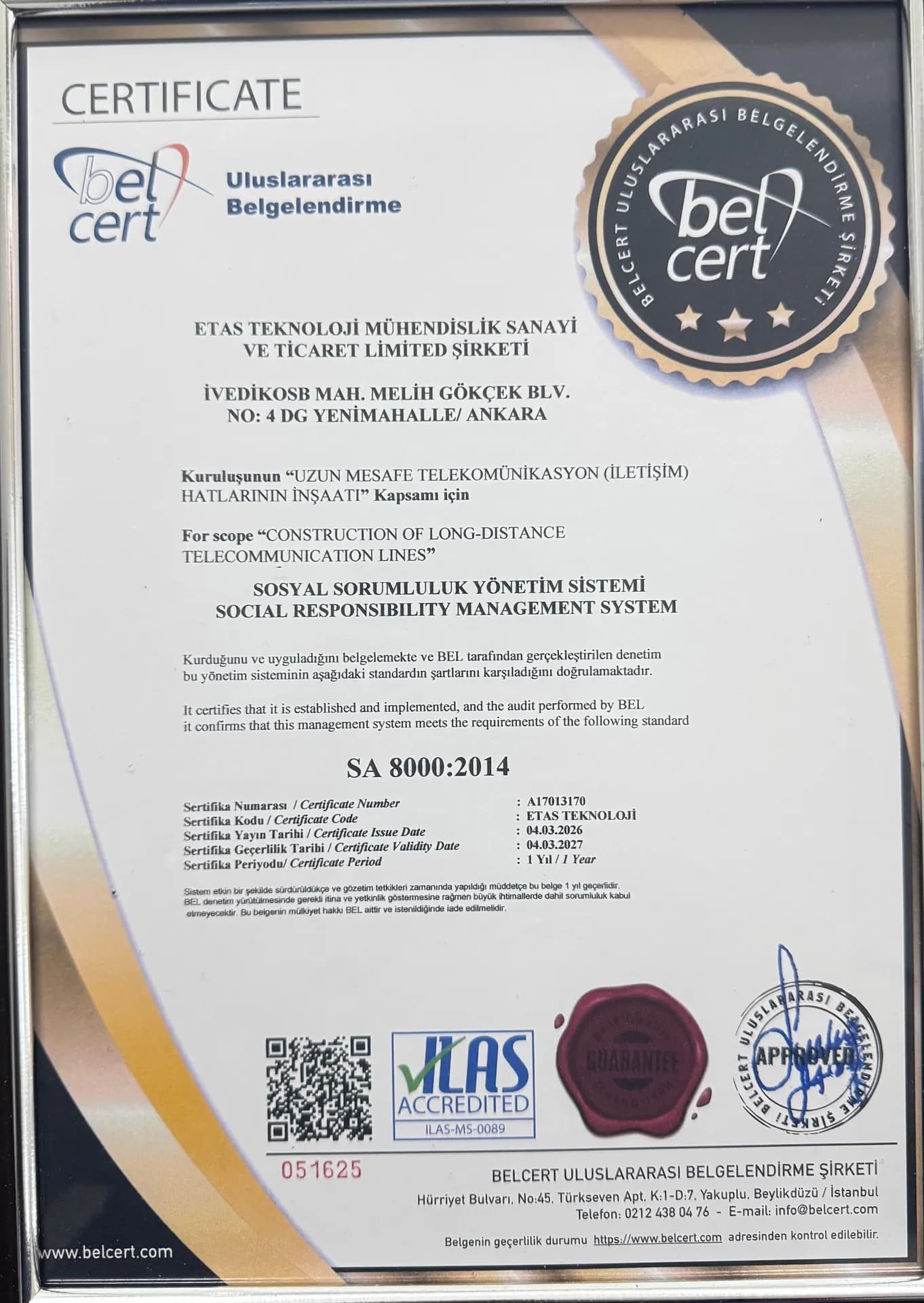 SOSYAL SORUMLULUK YÖNETİM SİSTEMİ